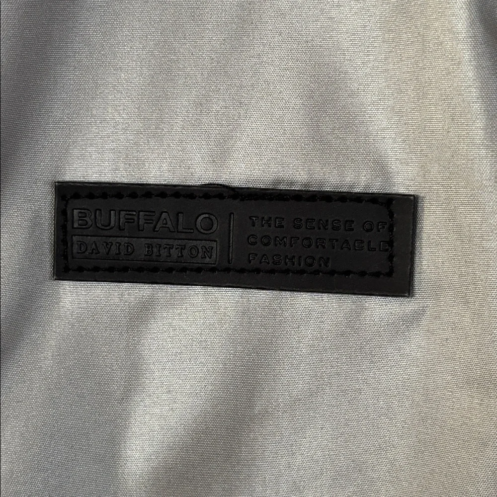 Buffalo David Bitton Reversible Zip Up Vest Silver Metallic & Pink Cream Sherpa